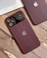 Premium Wood Texture iPhone Case | Slim Luxury Protective Back Cover