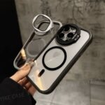 uxury Magnetic Lens Protection iPhone Case ✨📱🖤