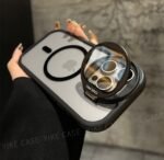 uxury Magnetic Lens Protection iPhone Case ✨📱🖤 - Image 5