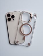 Luxury Anti-Yellow Transparent MagSafe Case with HD Camera Lens Protection - Image 2