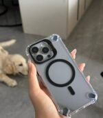 Luxury Anti-Yellow Transparent MagSafe Case with HD Camera Lens Protection - Image 6