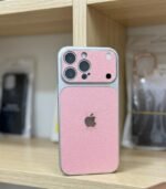 Pink Litchi Textured Luxury iPhone Case - Image 3