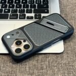 Premium Mesh Cooling Stand iPhone Case - Image 5