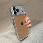 She Tech Luxury Gold Glitter Phone Case | Sparkling Champagne iPhone Cover