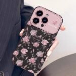 Rose Diary Floral iPhone Case – Elegant Pink Rose Design - Image 2
