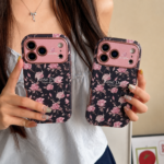 Rose Diary Floral iPhone Case – Elegant Pink Rose Design - Image 4