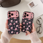 Rose Diary Floral iPhone Case – Elegant Pink Rose Design - Image 3