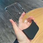 2-Part Anti-Yellow Transparent iPhone Case - Image 3