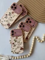 Floral Rose Leather iPhone Case – Premium Cute & Elegant Protective Cover - Image 2