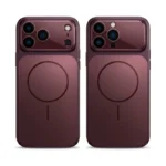 iPhone 18 Concept Burgundy MagSafe Case