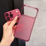 Burgundy Wine iPhone Case | iphone 18 series Inspired Premium MagSafe Cover 🍷