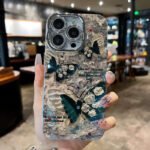 Premium Butterfly Floral iPhone Case | Elegant Luxury Design Case - Image 3