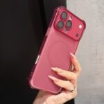 Burgundy Wine iPhone Case | iphone 18 series Inspired Premium MagSafe Cover 🍷 - Image 3