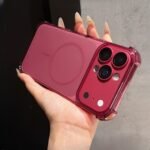 Burgundy Wine iPhone Case | iphone 18 series Inspired Premium MagSafe Cover 🍷 - Image 2