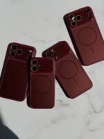 iPhone 18 Concept Burgundy MagSafe Case - Image 5
