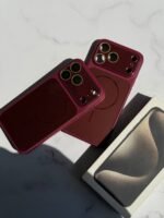iPhone 18 Concept Burgundy MagSafe Case - Image 3
