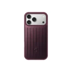Burgundy Suitcase-Inspired Case for iPhone