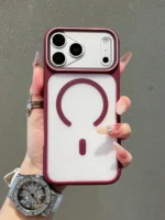 Frosted Matte Shockproof Cover |Premium MagSafe Magnetic Case - Image 2